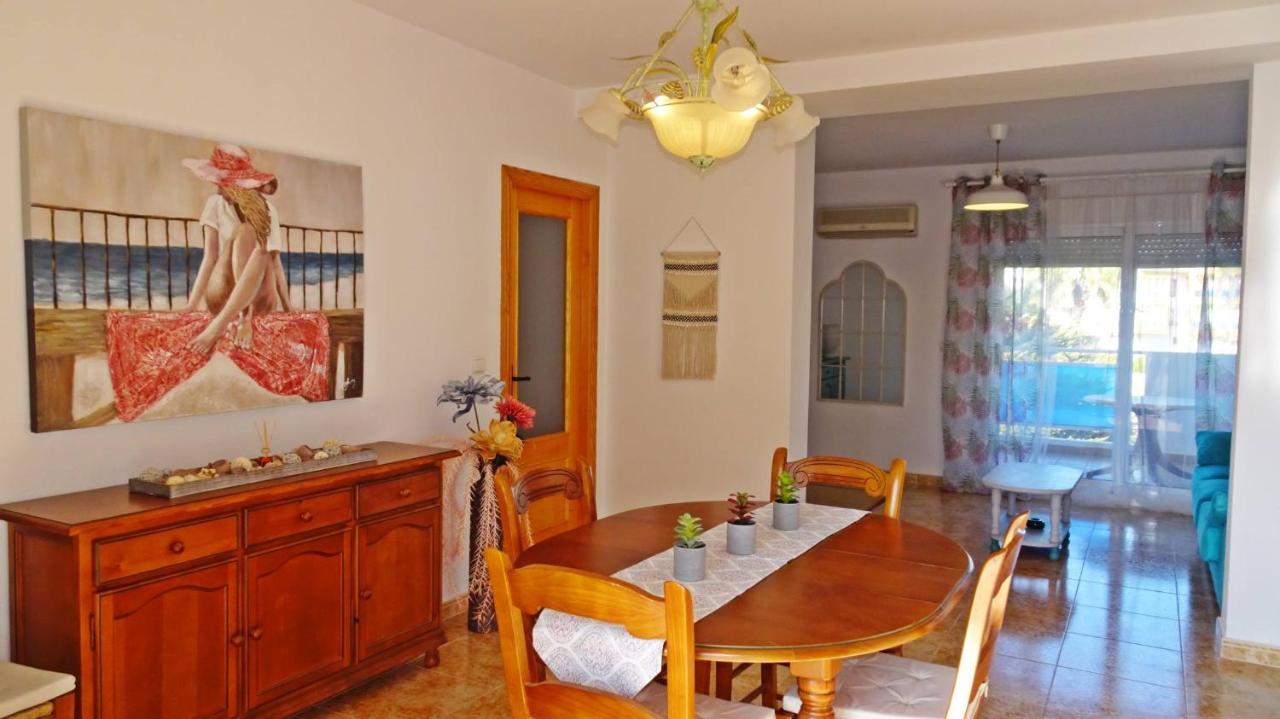 Palmeras En La Playa - Beach House In Oliva Eksteriør billede